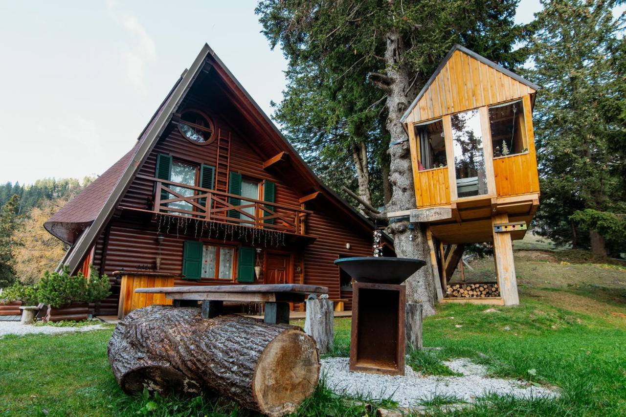 ツェルクニェ・ナ・ゴレニスケム Tree House Alpinka Krvavecヴィラ エクステリア 写真